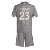 Camiseta Real Madrid Ferland Mendy #23 Tercera Equipación Replica 2024-25 para niños mangas cortas (+ Pantalones cortos)